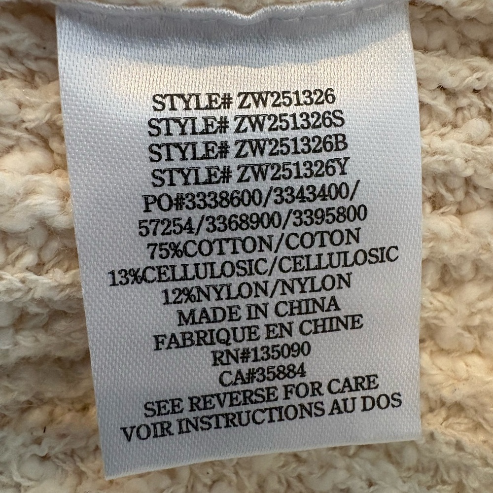 Z Supply EUC slouch & oversized Johnny collar sweater - Picture 8 of 9
